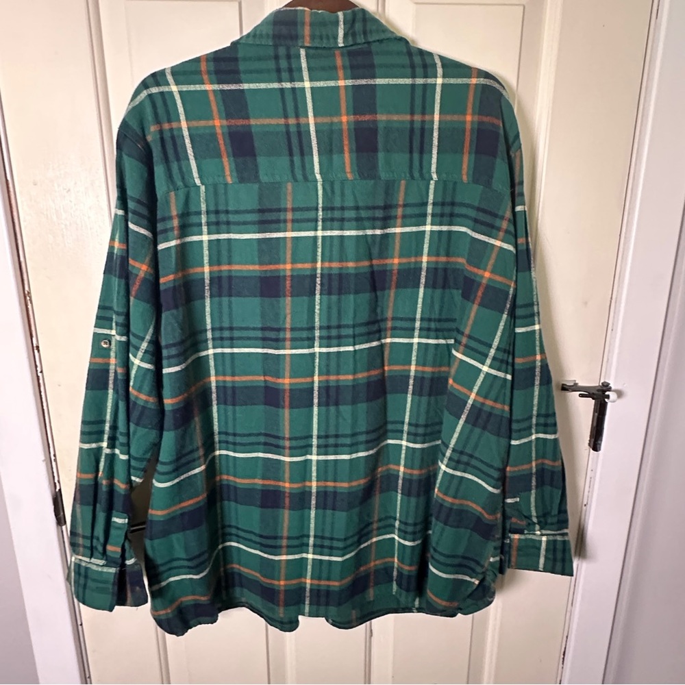 Columbia Green Plaid Button-Up Shirt - Picture 9 of 13